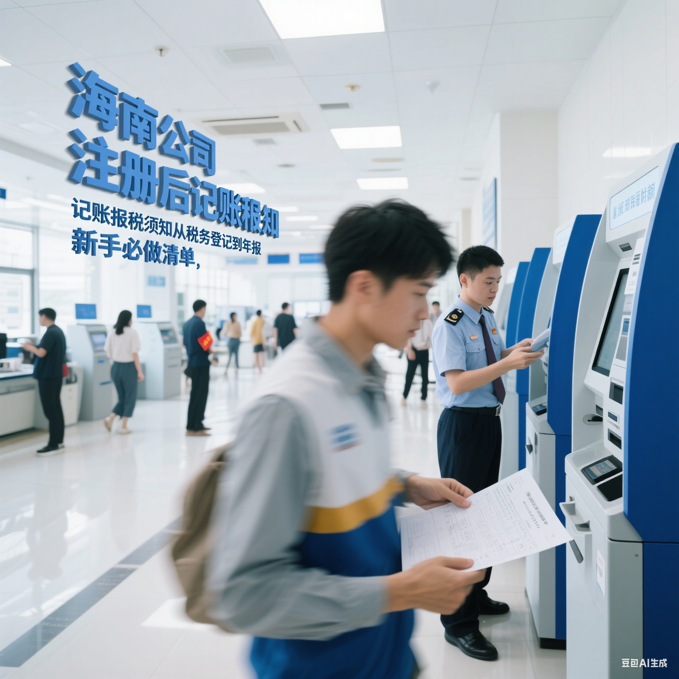 海南公司注册后记账报税须知从税务登记到年报，新手必做清单